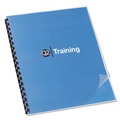 Binding Covers | GBC 2020025 11 in. x 8.5 in. Clear View Punched Presentation Covers for Binding Systems - Clear (100/Box) image number 1