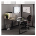 Office Jansan | Quartet ARC3018 ARC Frame Cubicle Magnetic 30 in. x 18 in. Dry Erase Board - White/Silver image number 3