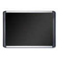  | MasterVision MVI270301 SoftTouch 72 in. x 48 in. Aluminum Frame Bulletin Board - Black image number 0