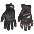 Work Gloves | Klein Tools 40217 Journeyman Extreme Gloves - Medium, Black image number 0