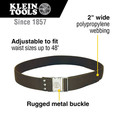 Tool Belts | Klein Tools 5225 Adjustable Electrician PolyWeb Tool Belt image number 4