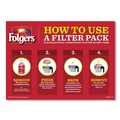 Facility Maintenance & Supplies | Folgers 2550006239 0.9 oz. Classic Roast Coffee Filter Packs (40/Carton) image number 5