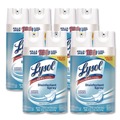 Cleaning & Janitorial Supplies | LYSOL Brand 19200-99608 19 oz. Aerosol Spray Disinfectant Spray - Crisp Linen (4/Carton) image number 0
