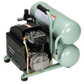 Portable Air Compressors | Metabo HPT EC99SM 2 HP 4 Gallon Portable Twin Stack Air Compressor image number 2