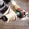 Angle Grinders | Metabo WPB12-125 Quick 10.5 Amp 5 in. Angle Grinder with Brake/Non-Locking Paddle Switch image number 3