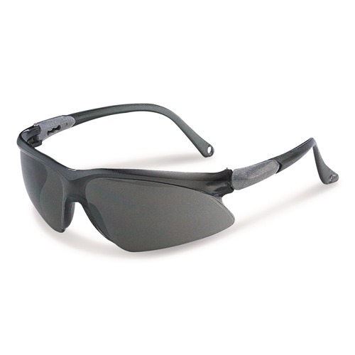 Eye Protection | Ansell 14476 V20 Visio Safety Glasses - Black Frame, Indoor/Outdoor Lens image number 0
