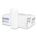 Trash Bags | Inteplast Group S386017N 60 gal. 17 microns 38 in. x 60 in. High-Density Interleaved Commercial Can Liners - Clear (25 Bags/Roll, 8 Rolls/Carton) image number 0