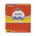Trash Bags | Hefty E84574CT 23.75 in. x 27 in. 13 gal. 0.9 mil. Strong Tall Kitchen Drawstring Bags - White (270/Carton) image number 0
