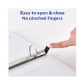 Office Jansan | Avery 79767 3 One Touch Slant Rings 0.5 in. Capacity 11 in. x 8.5 in. Heavy-Duty View Binder with DuraHinge - White image number 4