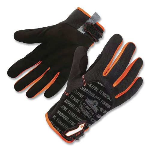 Work Gloves | Ergodyne 17172 ProFlex 812 Standard Utility Gloves - Small Black (1-Pair) image number 0