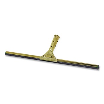 Unger Golden Clip 18 in. Wide Blade 4.5 in. Handle Brass Squeegees
