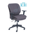 SertaPedic 48967B Cosset 275 lbs. Capacity Ergonomic Task Chair - Gray/Black image number 4