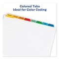 Office Jansan | Avery 11419 8-Tab Color Tabs 11 in. x 8.5 in. Traditional Color Tabs Print and Apply Index Maker Clear Label Dividers (5/Pack) image number 5