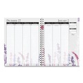 Calendars & Planners | House of Doolittle 2956-74 9 in. x 7 in. 12-Month (Jan-Dec 2026) Recycled Wild Flower Weekly/Monthly Planner - Gray/White/Purple Cover image number 2