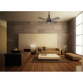 Ceiling Fans | Casablanca 59069 Bullet 54 in. Contemporary Brushed Cocoa Burnt Walnut Indoor Ceiling Fan image number 9