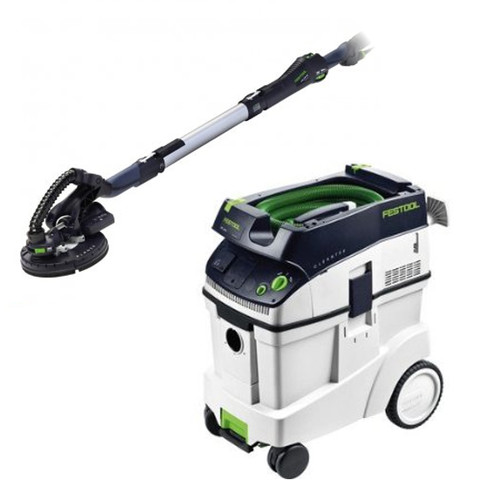 Drywall Sanders | Festool LHS 225 Planex Drywall Sander with CT 48 E 12.7 Gallon HEPA Dust Extractor image number 0