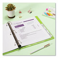  | Avery 11835 11 in. x 8.5 in. 5-Tab Insertable Big Tab Plastic Dividers (1-Set) image number 2