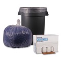 Just Launched | Boardwalk BWK530 33 in. x 39 in. 33 gal. 1.1 mil. Recycled Low-Density Polyethylene Can Liners - Clear (10 Bags/Roll, 10 Rolls/Carton) image number 1