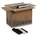 Cutlery | Dixie SSPSH51 SmartStock Series-O 6 in. Heavyweight Plastic Cutlery Spoons Refill - Black (40 Pack, 24 Packs/Carton) image number 0