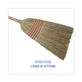 Labor Day Sale! Save $30 off $199! | Boardwalk BWK926CCT 55 in. Corn Fiber Bristles Parlor Broom - Natural (12/Carton) image number 3