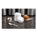 Cups and Lids | Dart 16RCL Optima Reclosable Lids for 12 - 24 oz. Hot Cups - White (100/Pack) image number 3