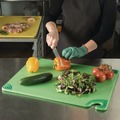 Food Service | San Jamar CBG182412GN 24 in. x 18 in. x 0.5 in. Saf-T-Grip Cutting Board - Green image number 4