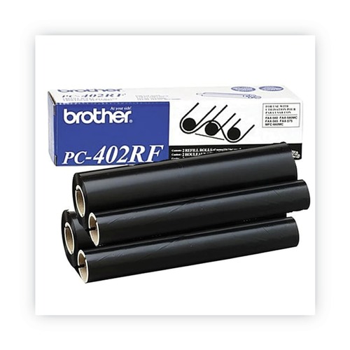 Labels | Brother PC402RF PC-402RF 150 Page-Yield Thermal Transfer Refill Roll - Black (2/Pack) image number 0