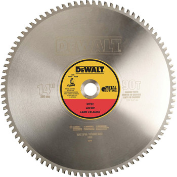 BLADES | Dewalt DWA7745 14 in. 90T Light Gauge Ferrous Metal Cutting Saw Blade