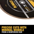 Circular Saw Blades | Dewalt DW47057 10 in. XP7 Tile Diamond Blades image number 3