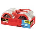 Office Jansan | Scotch 3850-4RD-6GC 1.88 in. x 54.6 Yards 3850 Heavy-Duty 3 in. Core Packaging Tape with Dispenser - Clear (4/Pack) image number 1
