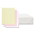 Office Jansan | PM Company 59106 8.5 x 11 Digital 3-Part Carbonless Paper - White/Canary/Pink (2505/Carton) image number 1