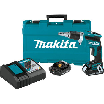 SCREW GUNS | Makita XSF03R 18V LXT 2.0 Ah Lithium-Ion Compact Brushless Cordless 4,000 RPM Drywall Screwdriver Kit