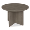Office Desks & Workstations | Alera AE5NNN-R48CR33 TOM 48 in. Diameter Seville Round Conference Table - Walnut image number 4
