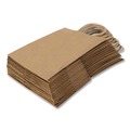 Food Service | Inteplast Group KRFTW13717 Get Reddi 13 in. x 7 in. x 17 in. No. 65 Basis Weight Twisted Rope Handles Mercado Size Paper Bags - Brown (250/Carton) image number 3