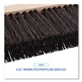 New Year New Savings! Save $25 off $150 | Boardwalk BWK73160 6.25 in. Polypropylene Bristles 16 in. Brush Street Broom Head - Brown image number 3