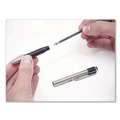 Pens | Zebra ZEB27111 F-301 Ballpoint Pen, Retractable, Fine 0.7 mm, Black Ink, Stainless Steel/Black Barrel image number 4