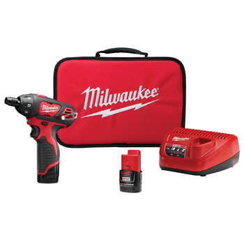 Milwaukee 2401-22 M12 Lithium-Ion Sub-Compact Screwdriver Kit with 2 Batteries Milwaukee 2401-22 M12 Lithium-Ion Sub-Compact Screwdriver Kit with 2 Batteries