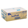Cleaning & Janitorial Supplies | Georgia Pacific Professional 28124 SofPull 7.8 in. x 15 in. 1-Ply Center-Pull Perforated Paper Towels - White (320/Roll, 6-Rolls/Carton) image number 1