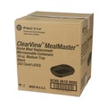 Food Trays, Containers, and Lids | Pactiv Corp. 0CN846160000 EarthChoice MealMaster 8.13 in. x 6.5 in. x 1 in. 16 oz. Plastic Container - Black (252/Carton) image number 3
