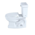 Fixtures | TOTO CST784EF#01 Eco Clayton Two-Piece Elongated 1.28 GPF Toilet (Cotton White) image number 3