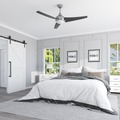 Ceiling Fans | Prominence Home 51872-45 52 in. Remote Control Contemporary Indoor LED Ceiling Fan with Light - Satin Nickel image number 7