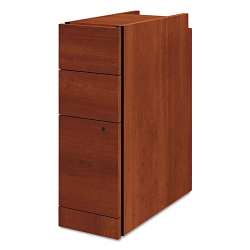 Office Filing Cabinets & Shelves | HON H105093.COGN 9.5 in. x 22.75 in. x 28 in. 3-Drawers Box/Box/File Legal/Letter Narrow Pedestal - Cognac image number 0