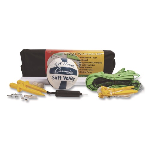 Toys | Champion Sports VBSET Deluxe Official-Size Volleyball Set (10/Set) image number 0