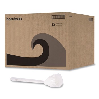 Boardwalk 2 in. Cone Toilet Bowl Mop with 10 in. Handle - White (25/Carton)