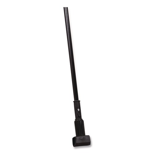 Bulk Savings Pricing 2 | Carlisle 3697000 1 in. Diameter x 60 in. Vinyl Coated Jaw Style Metal Mop Handle - Black image number 0