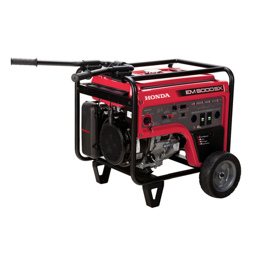 Honda EM5000SX 120V/240V 5000-Watt 389cc Portable Generator with