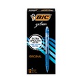 Office Jansan | BIC RLC11 BLU Gel-ocity 0.7 mm Medium Gel Pen - Blue Ink/Translucent Blue Barrel (1-Dozen) image number 0
