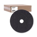 Cleaning & Janitorial Accessories | Boardwalk BWK4020BLA 20 in. Diameter Stripping Floor Pads - Black (5/Carton) image number 0