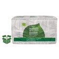 Paper Towels and Napkins | Seventh Generation SEV 13713 11-1/2 in. x 12-1/2 in. 1-Ply 100 Percent Recycled Napkins - White (12/Carton) image number 0