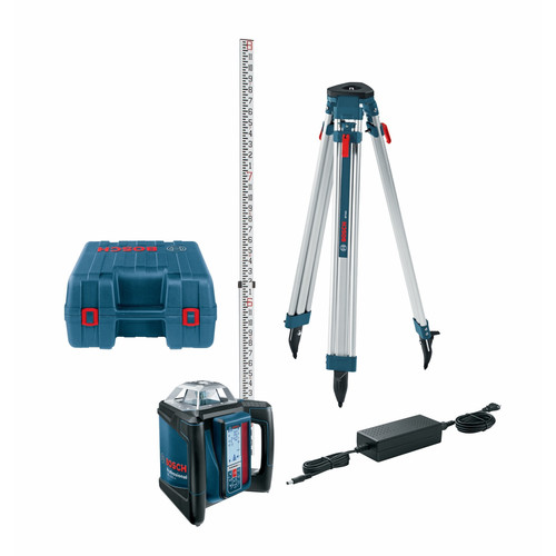Rotary Lasers | Factory Reconditioned Bosch GRL500HCK-RT Self-Leveling Horizontal Rotary Laser Kit image number 0